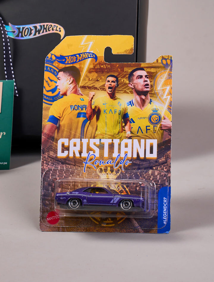 Box de Regalo carrito Hot Wheels: CR7(Al-Nassr)