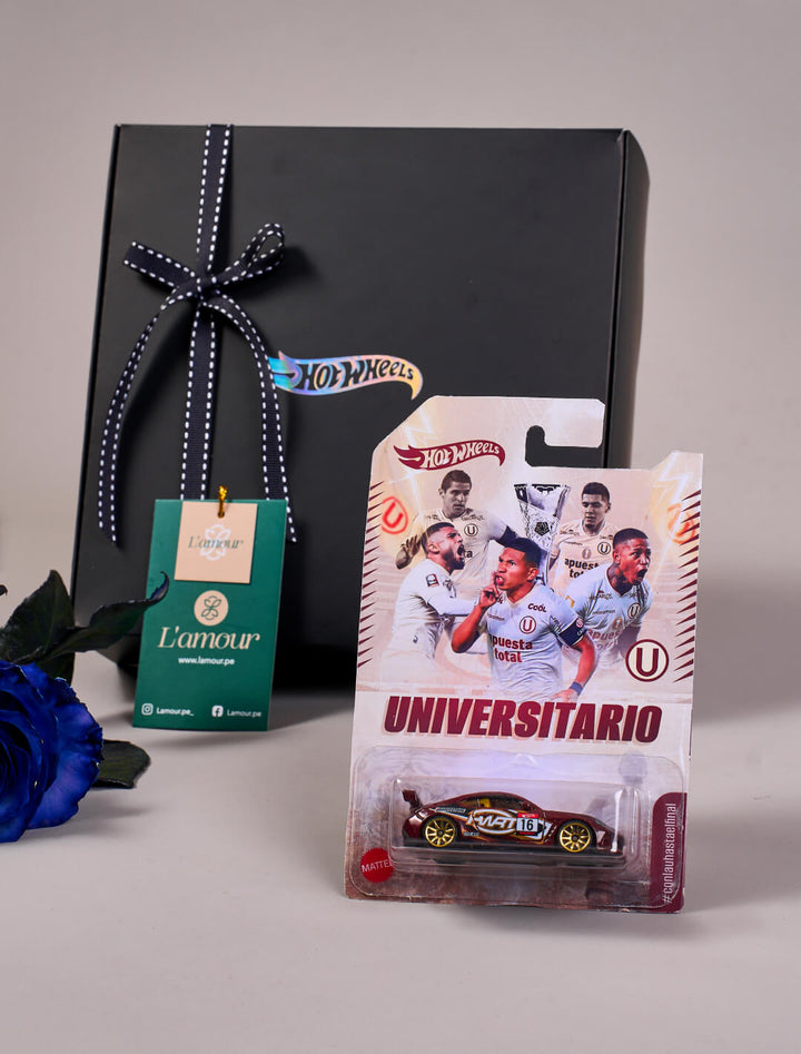 Box de Regalo carrito Hot Wheels: Universitario