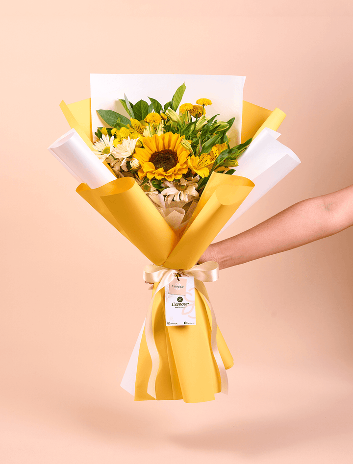 Ramo de Girasol y Flores Mixtas