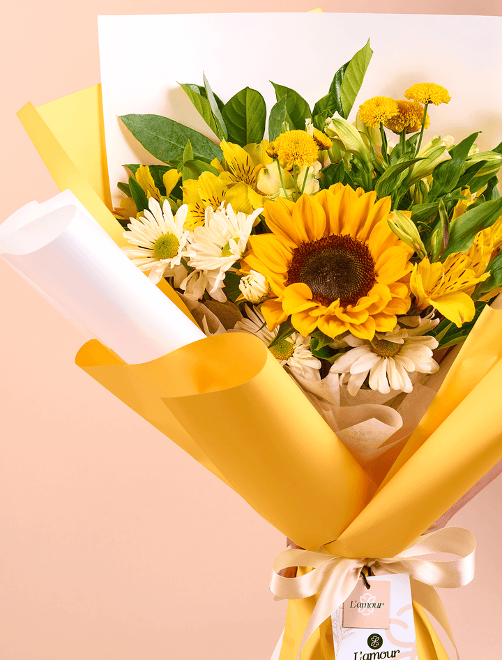 Ramo de Girasol y Flores Mixtas