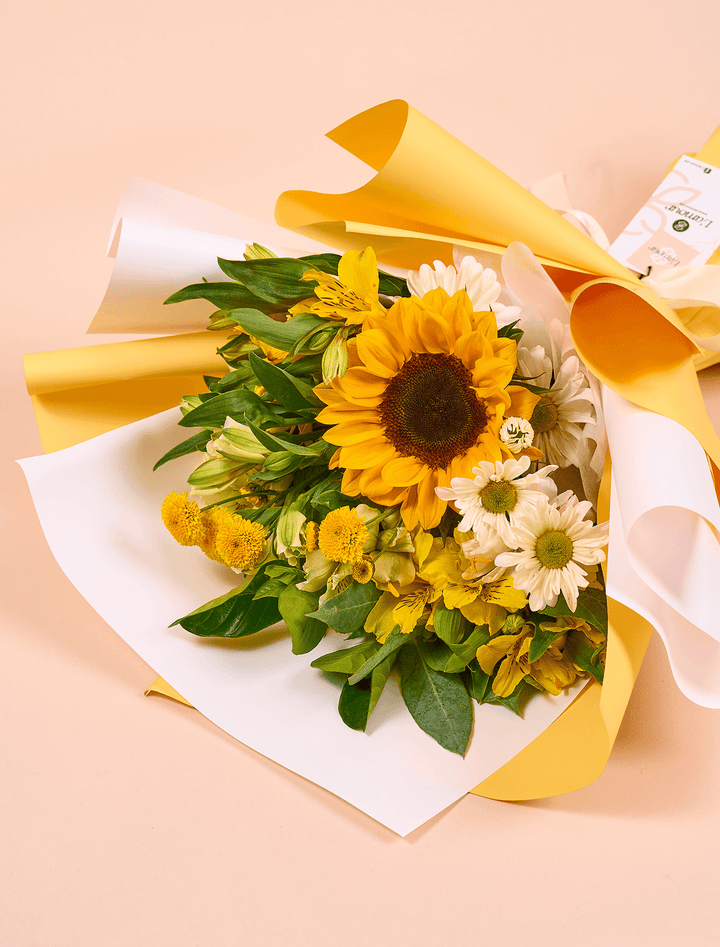Ramo de Girasol y Flores Mixtas
